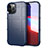 Funda Silicona Ultrafina Goma 360 Grados Carcasa S01 para Apple iPhone 12 Pro Max Azul