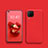 Funda Silicona Ultrafina Goma 360 Grados Carcasa S01 para Huawei Nova 6 SE Rojo