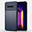 Funda Silicona Ultrafina Goma 360 Grados Carcasa S01 para LG V60 ThinQ 5G Azul