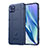 Funda Silicona Ultrafina Goma 360 Grados Carcasa S01 para Motorola Moto G50 5G Azul