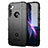 Funda Silicona Ultrafina Goma 360 Grados Carcasa S01 para Motorola Moto One Fusion Plus Negro