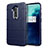 Funda Silicona Ultrafina Goma 360 Grados Carcasa S01 para OnePlus 7T Pro 5G Azul