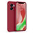 Funda Silicona Ultrafina Goma 360 Grados Carcasa S01 para Oppo A57 5G Rojo Rosa