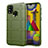 Funda Silicona Ultrafina Goma 360 Grados Carcasa S01 para Samsung Galaxy M21s Verde