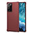 Funda Silicona Ultrafina Goma 360 Grados Carcasa S01 para Samsung Galaxy Note 20 Ultra 5G Rojo Rosa