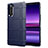 Funda Silicona Ultrafina Goma 360 Grados Carcasa S01 para Sony Xperia 5 Azul