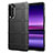 Funda Silicona Ultrafina Goma 360 Grados Carcasa S01 para Sony Xperia 5 Negro