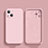 Funda Silicona Ultrafina Goma 360 Grados Carcasa S02 para Apple iPhone 13 Rosa