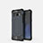 Funda Silicona Ultrafina Goma 360 Grados Carcasa S02 para Samsung Galaxy Note 8 Duos N950F Azul