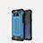 Funda Silicona Ultrafina Goma 360 Grados Carcasa S02 para Samsung Galaxy Note 8 Duos N950F Azul Cielo