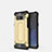 Funda Silicona Ultrafina Goma 360 Grados Carcasa S02 para Samsung Galaxy Note 8 Duos N950F Oro