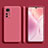 Funda Silicona Ultrafina Goma 360 Grados Carcasa S02 para Xiaomi Mi 12 5G Rojo Rosa