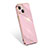 Funda Silicona Ultrafina Goma 360 Grados Carcasa S03 para Apple iPhone 13 Oro Rosa