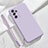 Funda Silicona Ultrafina Goma 360 Grados Carcasa S03 para Samsung Galaxy A82 5G Purpura Claro