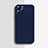 Funda Silicona Ultrafina Goma 360 Grados Carcasa S04 para Apple iPhone 13 Pro Max Azul