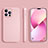 Funda Silicona Ultrafina Goma 360 Grados Carcasa S05 para Apple iPhone 13 Pro Rosa
