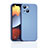Funda Silicona Ultrafina Goma 360 Grados Carcasa S05 para Apple iPhone 14 Plus Azul Cielo