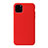 Funda Silicona Ultrafina Goma 360 Grados Carcasa Y01 para Apple iPhone 11 Pro Max Rojo