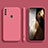 Funda Silicona Ultrafina Goma 360 Grados Carcasa YK1 para Samsung Galaxy A11 Rosa Roja