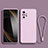 Funda Silicona Ultrafina Goma 360 Grados Carcasa YK2 para Xiaomi Redmi Note 10 4G Purpura Claro
