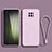 Funda Silicona Ultrafina Goma 360 Grados Carcasa YK3 para Xiaomi Redmi Note 9T 5G Purpura Claro