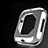 Funda Silicona Ultrafina Goma Carcasa S01 para Apple iWatch 4 44mm Claro