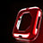 Funda Silicona Ultrafina Goma Carcasa S01 para Apple iWatch 4 44mm Rojo
