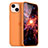 Funda Silicona Ultrafina Goma Carcasa S05 para Apple iPhone 13 Naranja