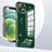 Funda Silicona Ultrafina Goma Carcasa S06 para Apple iPhone 13 Mini Verde