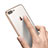 Funda Silicona Ultrafina Transparente A21 para Apple iPhone 8 Plus Oro