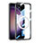 Funda Silicona Ultrafina Transparente con Mag-Safe Magnetic AC1 para Samsung Galaxy S22 5G Negro