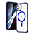 Funda Silicona Ultrafina Transparente con Mag-Safe Magnetic SD1 para Apple iPhone 11 Azul