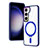 Funda Silicona Ultrafina Transparente con Mag-Safe Magnetic SD1 para Samsung Galaxy S21 Plus 5G Azul