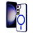 Funda Silicona Ultrafina Transparente con Mag-Safe Magnetic SD1 para Samsung Galaxy S22 5G Azul
