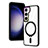 Funda Silicona Ultrafina Transparente con Mag-Safe Magnetic SD1 para Samsung Galaxy S22 Plus 5G Negro