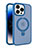 Funda Silicona Ultrafina Transparente con Mag-Safe Magnetic T02 para Apple iPhone 14 Pro Azul