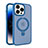 Funda Silicona Ultrafina Transparente con Mag-Safe Magnetic T02 para Apple iPhone 14 Pro Max Azul