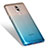 Funda Silicona Ultrafina Transparente Gradiente G01 para Huawei Honor 6X Pro Azul