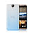 Funda Silicona Ultrafina Transparente Gradiente para HTC One E9 Plus Azul