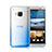 Funda Silicona Ultrafina Transparente Gradiente para HTC One M9 Azul