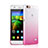 Funda Silicona Ultrafina Transparente Gradiente para Huawei G Play Mini Rosa