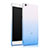 Funda Silicona Ultrafina Transparente Gradiente para Xiaomi Mi Note Azul