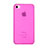 Funda Silicona Ultrafina Transparente Mate para Apple iPhone 4 Rosa