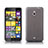 Funda Silicona Ultrafina Transparente para Nokia Lumia 1320 Gris