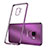 Funda Silicona Ultrafina Transparente para Samsung Galaxy S9 Morado