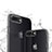 Funda Silicona Ultrafina Transparente T03 para Apple iPhone 8 Plus Negro