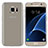 Funda Silicona Ultrafina Transparente T04 para Samsung Galaxy S7 G930F G930FD Gris