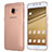 Funda Silicona Ultrafina Transparente T06 para Samsung Galaxy C7 SM-C7000 Oro
