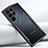Funda Silicona Ultrafina Transparente T06 para Samsung Galaxy S21 Ultra 5G Negro