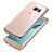 Funda Silicona Ultrafina Transparente T06 para Samsung Galaxy S7 Edge G935F Oro Rosa